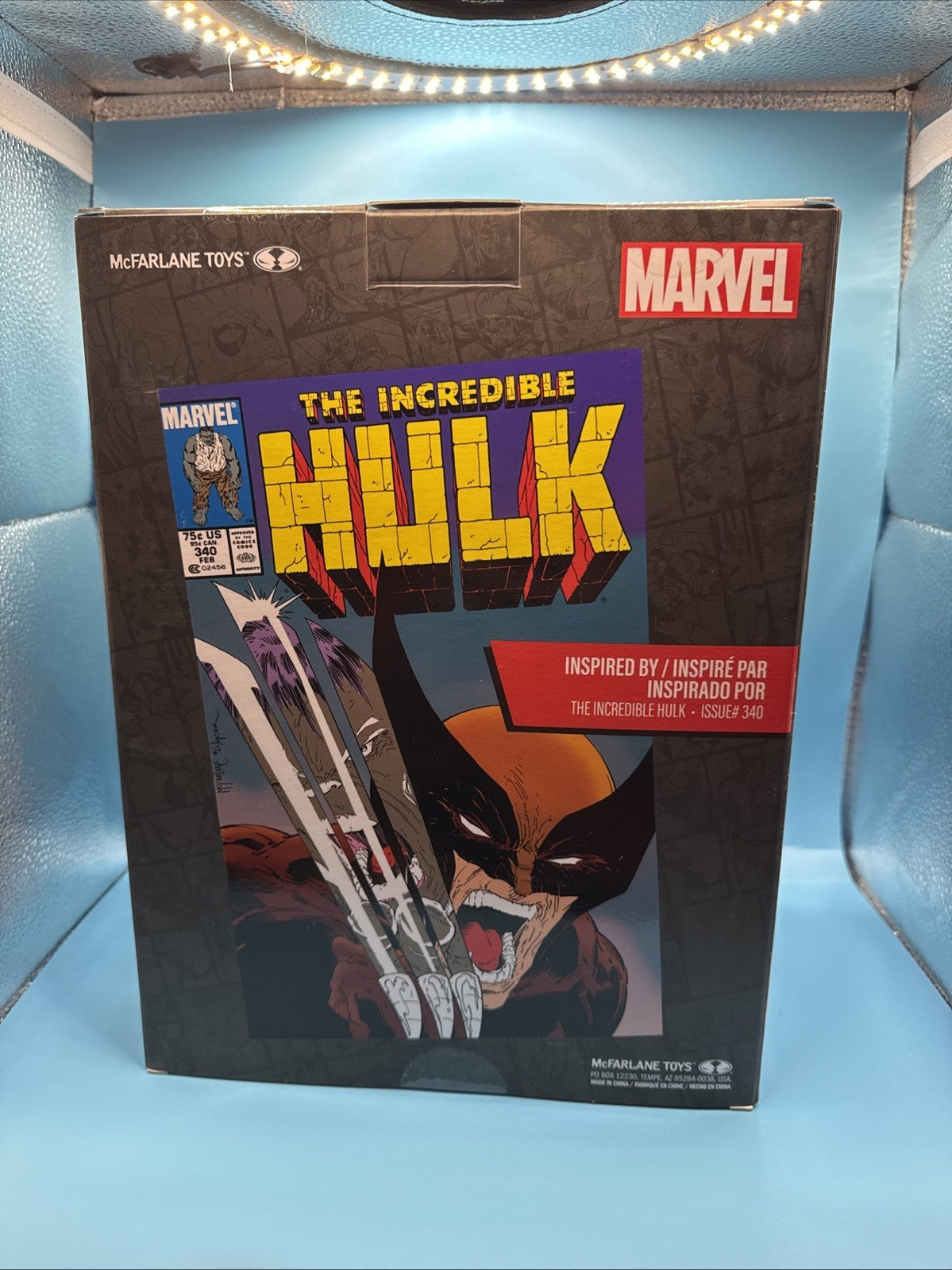 Marvel WOLVERINE The Incredible Hulk #340 1:6 Scale Fig McFarlane Platinum Edit.