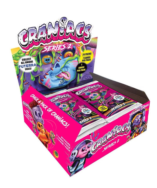 Craniacs Series 2 Trading Cards Hobby Box 24 Packs Pre-Sale Ships 04/18