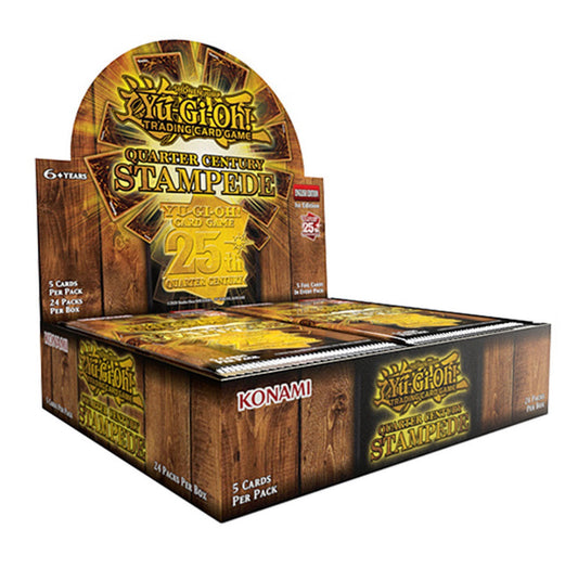Yu-Gi-Oh! Quarter Century Stampede Booster Box In Stock